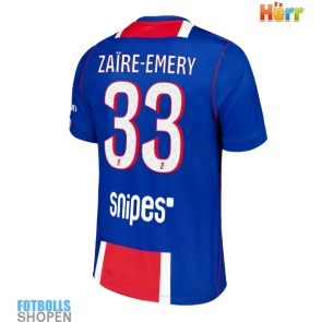Billiga Paris Saint-Germain Warren Zaire-Emery #33 Hemmatröja 2026-27 Kortärmad